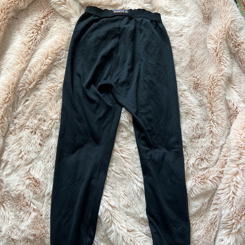 Patagonia black base layer pants, Black, XS